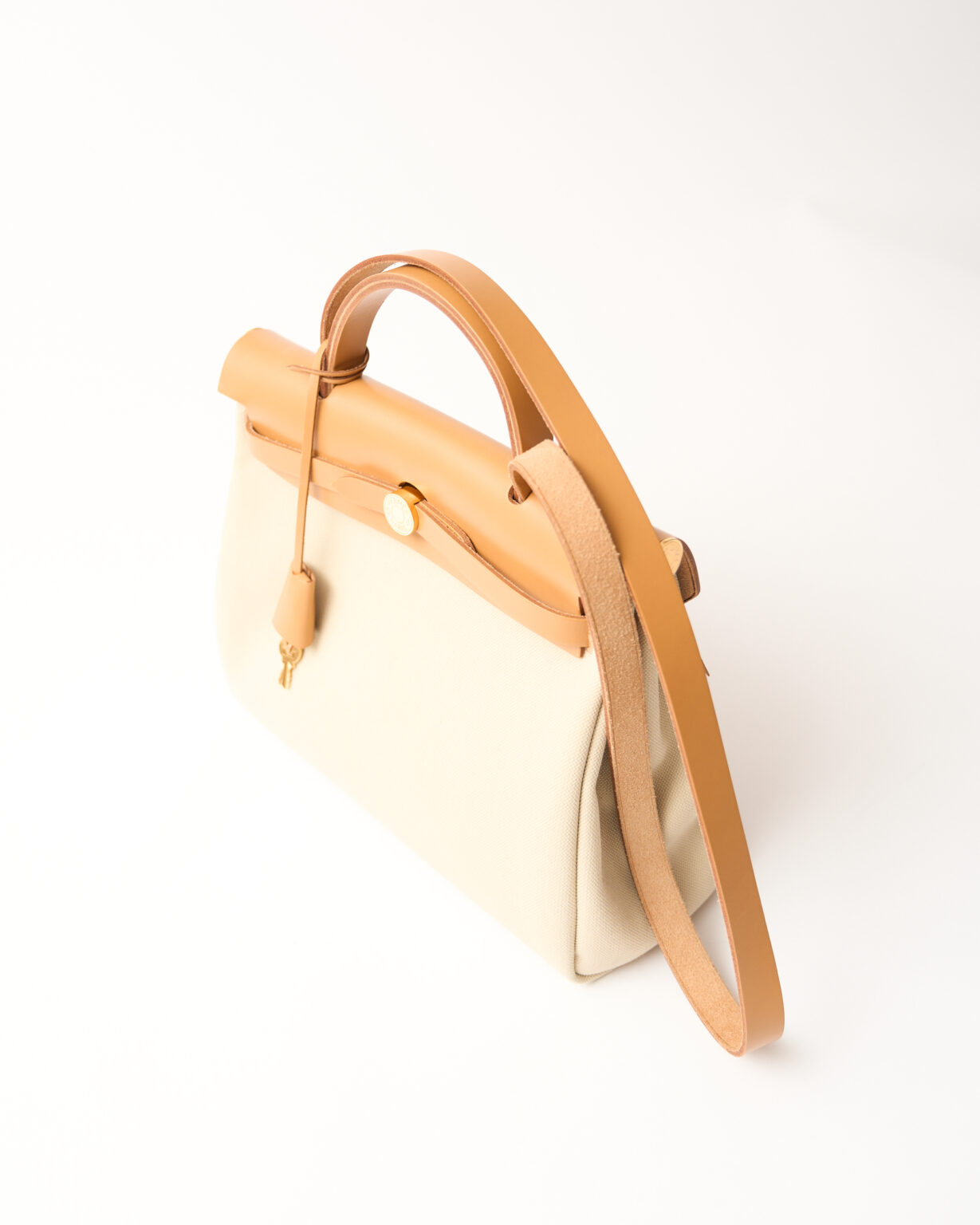 Hermès Herbag 31 Beton Toile Militaire GHW