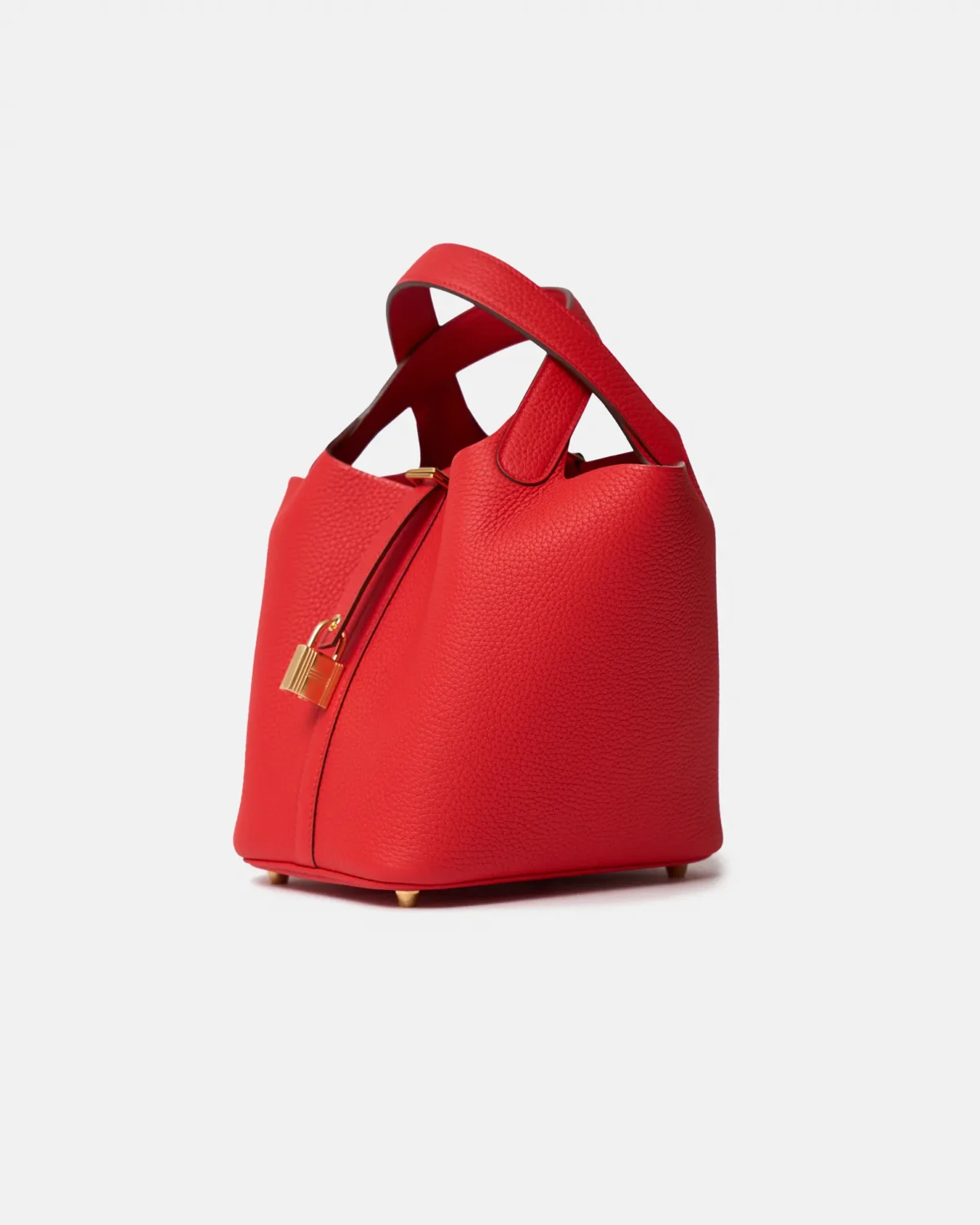 Hermès Picotin 18 Rouge de Coeur Clemence Ghw