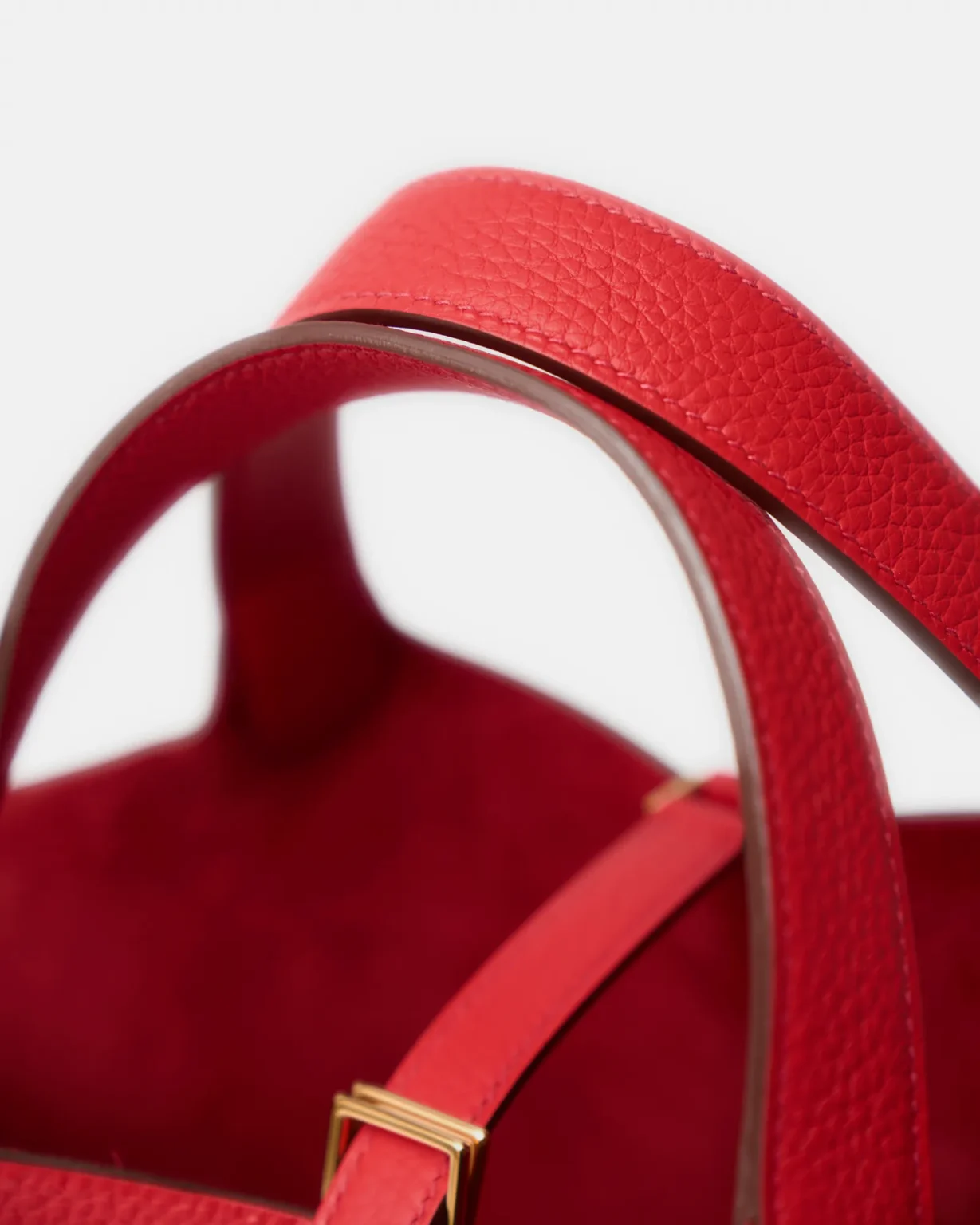 Hermès Picotin 18 Rouge de Coeur Clemence Ghw