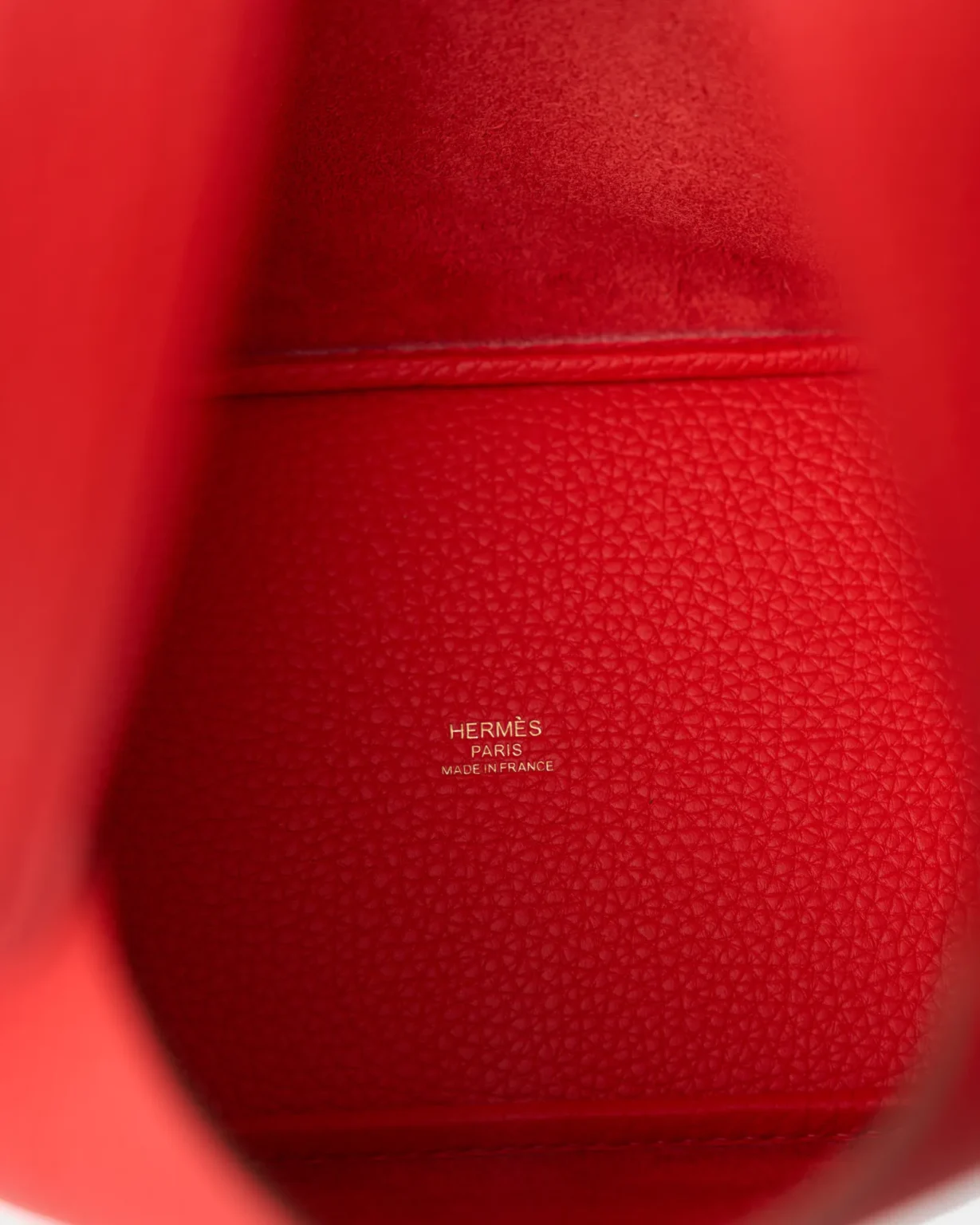 Hermès Picotin 18 Rouge de Coeur Clemence Ghw