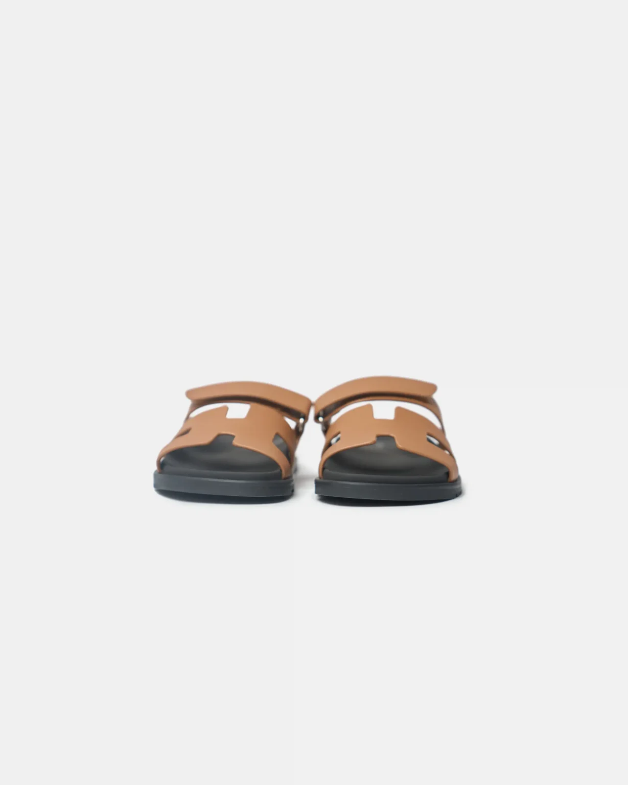 Hermès Chypre Naturel Calfskin Sandals Size 39