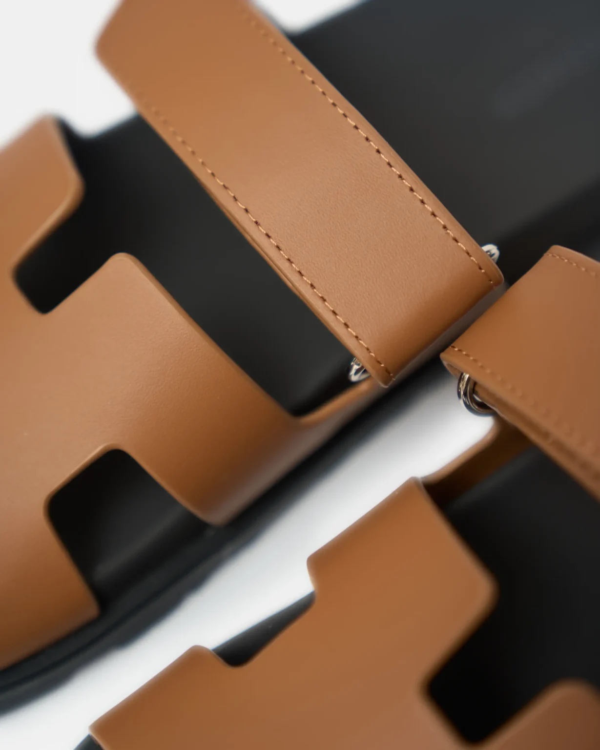 Hermès Chypre Naturel Calfskin Sandals Size 39