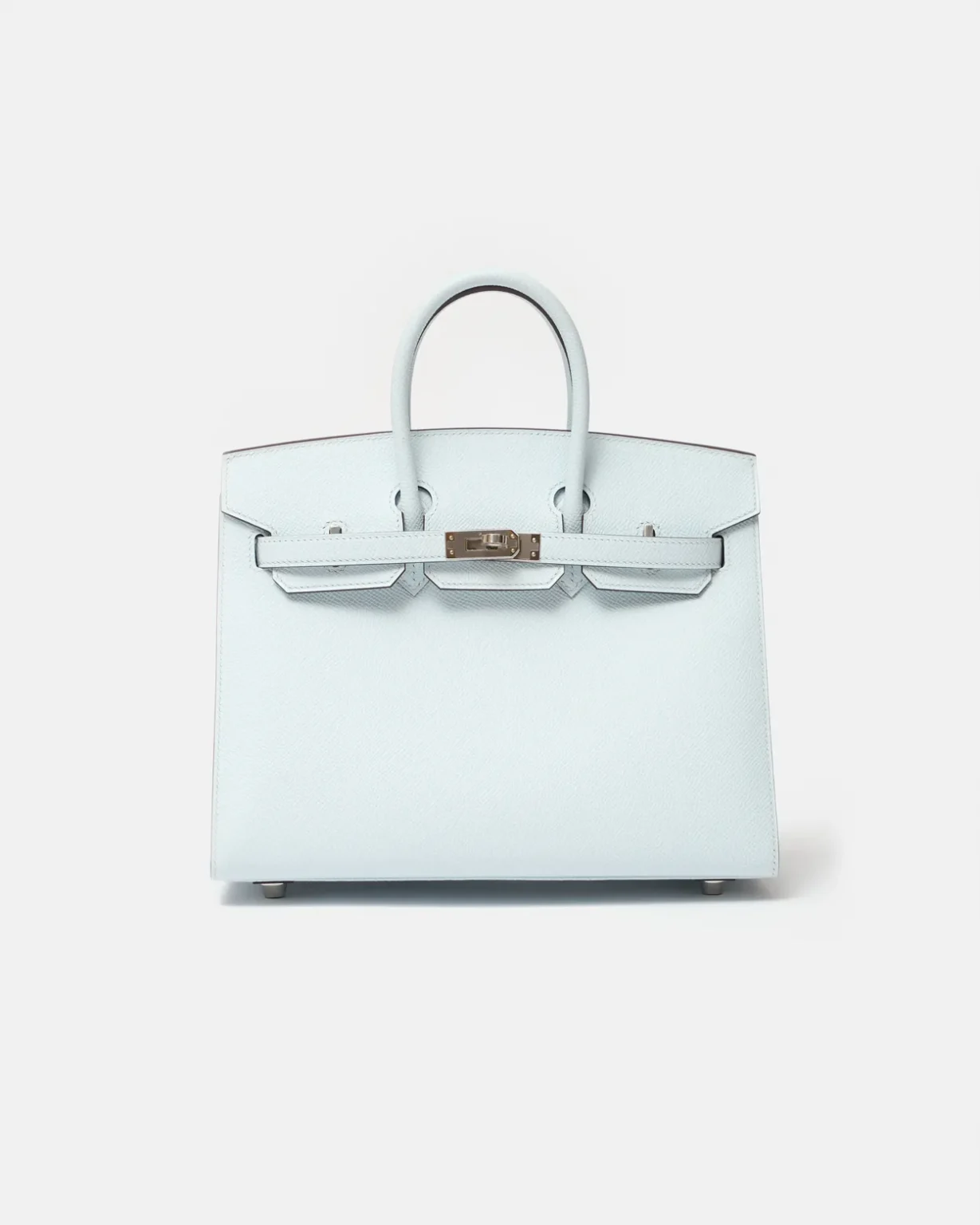 Hermès Birkin Sellier 25 Bleu Brume Epsom PHW