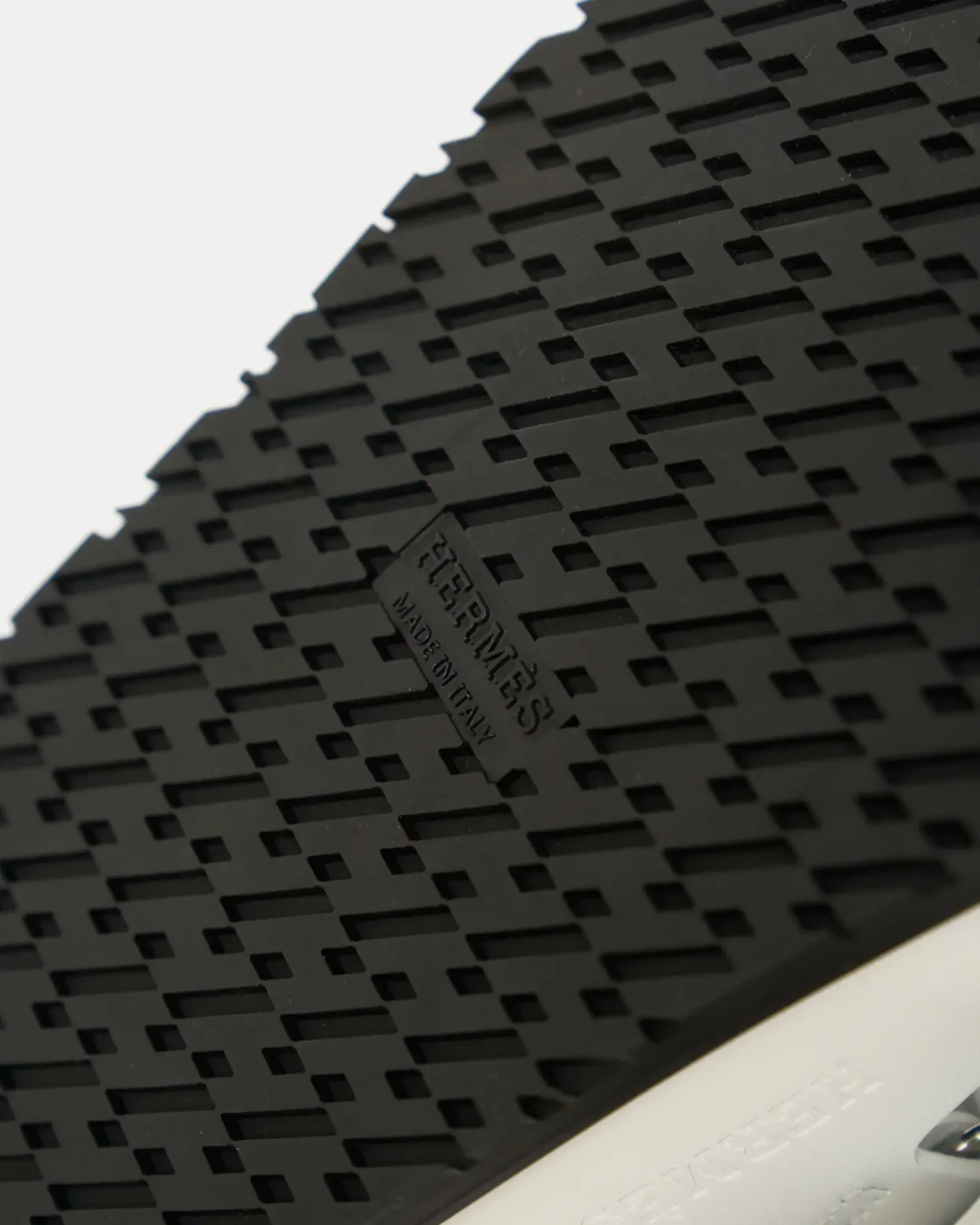 Hermès Chypre White Calfskin Sandals