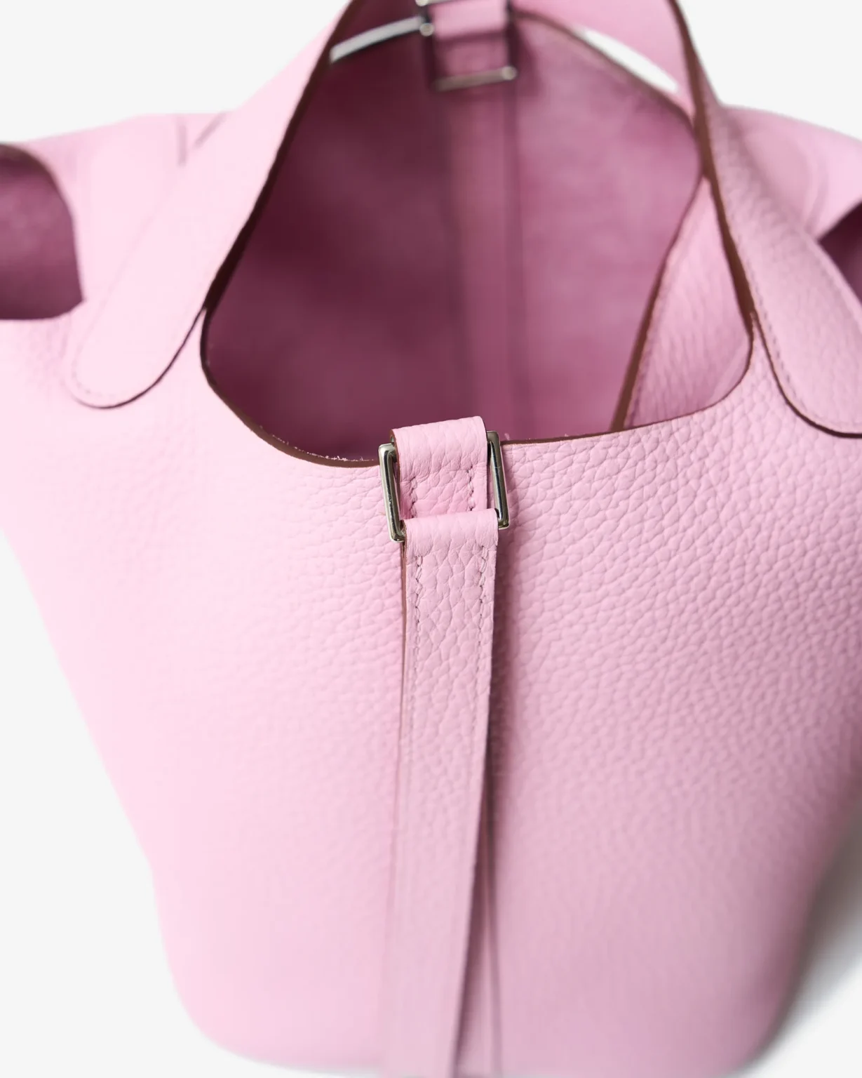 Hermès Picotin 18 Mauve Sylvestre Clemence PHW