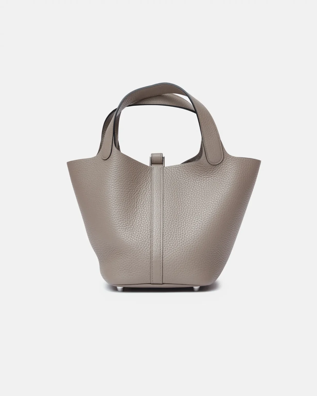 Hermès Picotin 18 Gris Asphalte Clemence PHW
