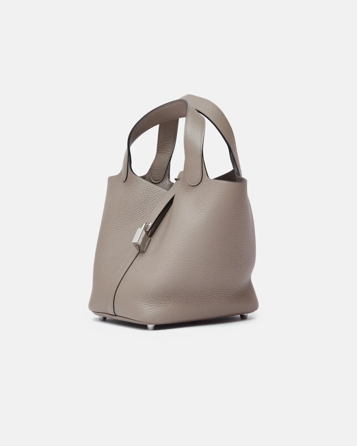 Hermès Picotin 18 Gris Asphalte Clemence PHW
