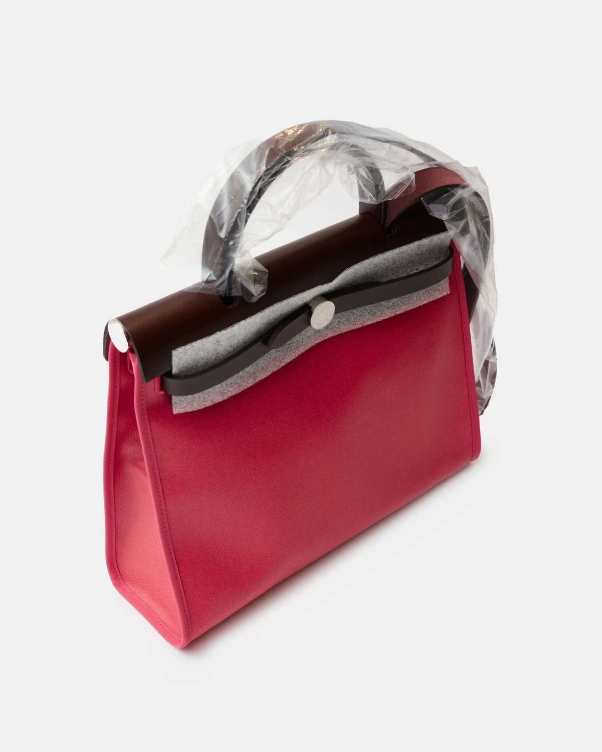 Hermès Herbag 31 Rose Shocking PHW