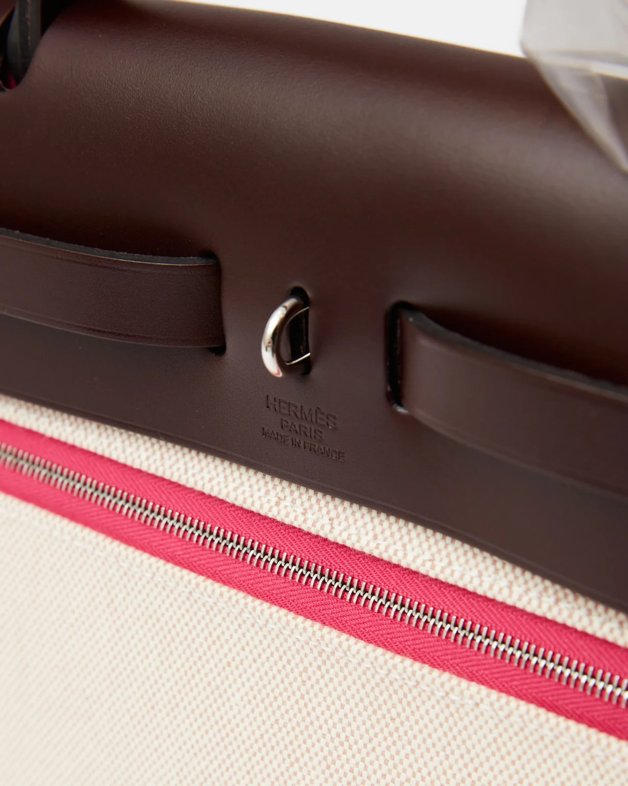 Hermès Herbag 31 Rose Shocking PHW