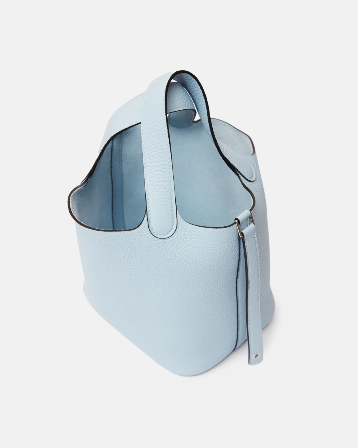 Hermès Picotin 18 Bleu Brume Clemence PHW