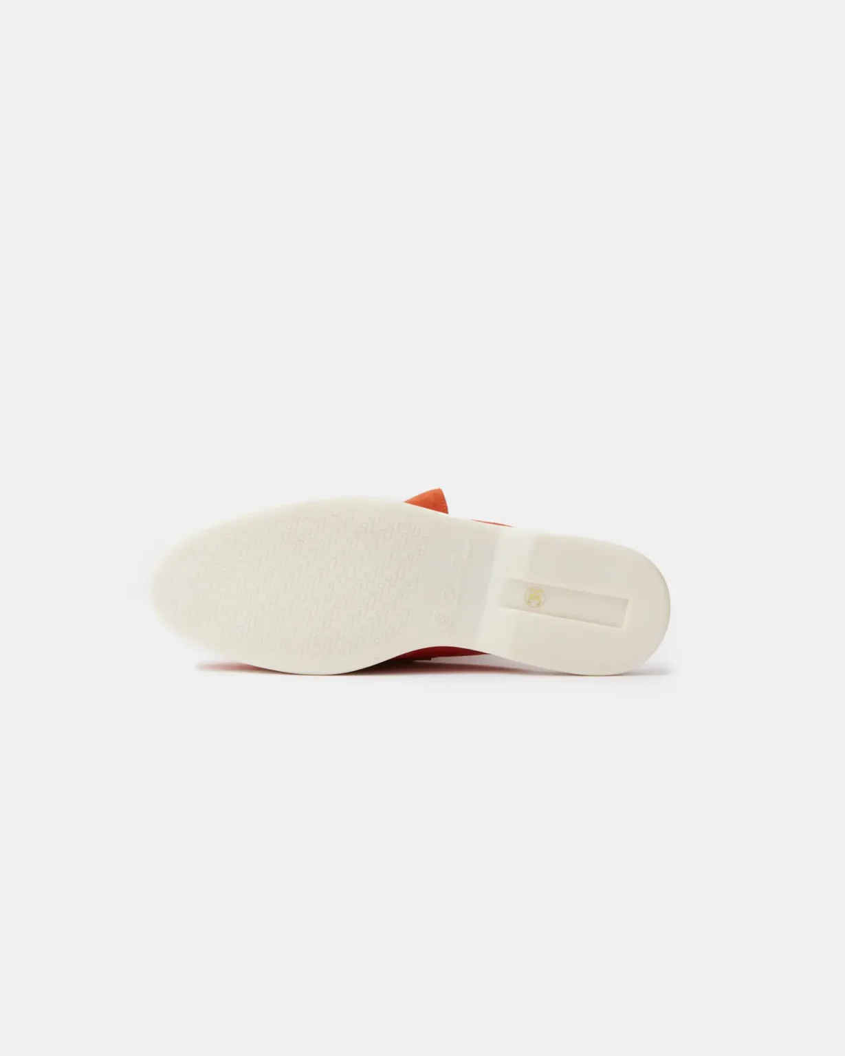 Loro Piana Summer Charms Walk Babouche Orange Loafers