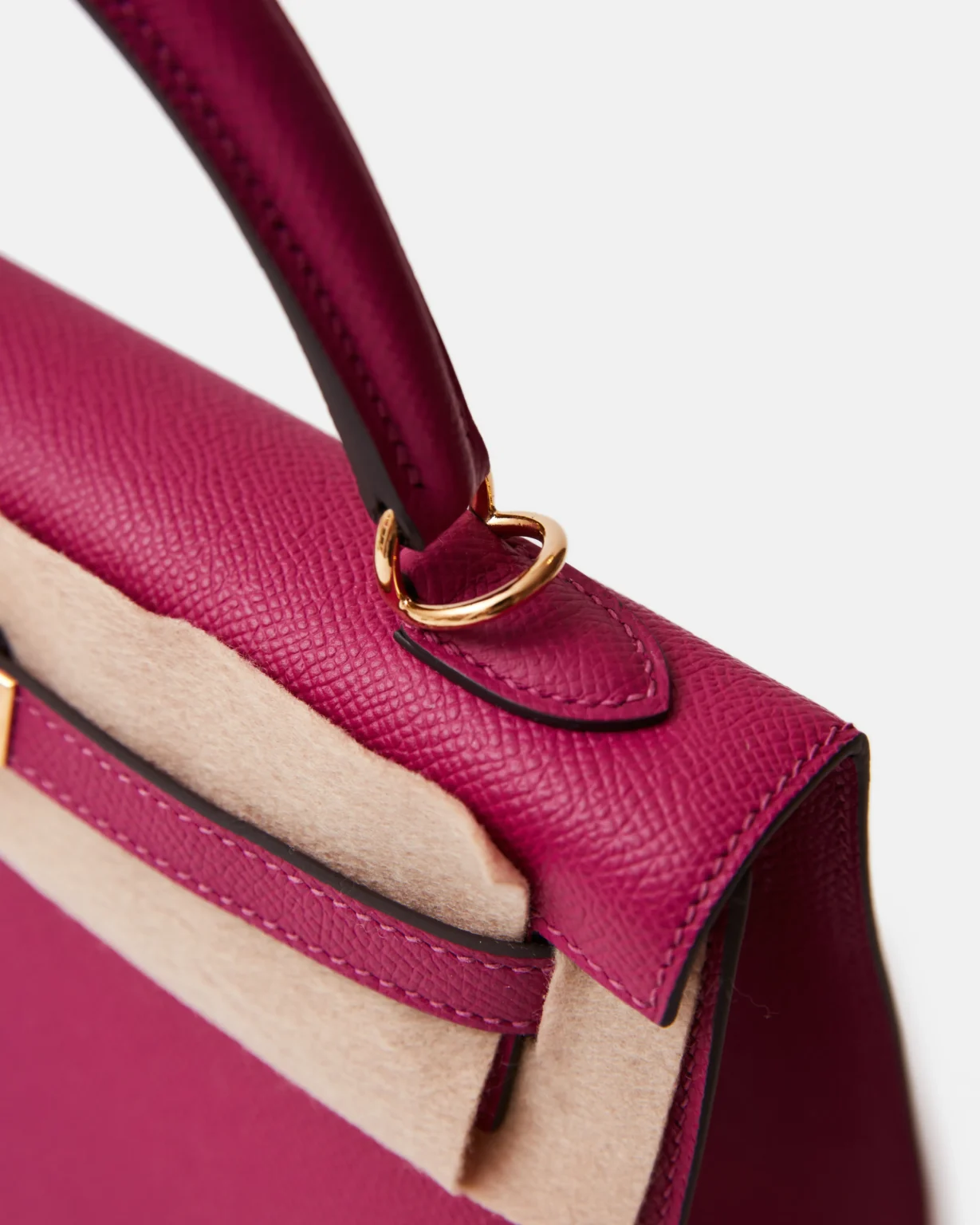 Hermès Kelly 25 Rose Pourpre Epsom GHW