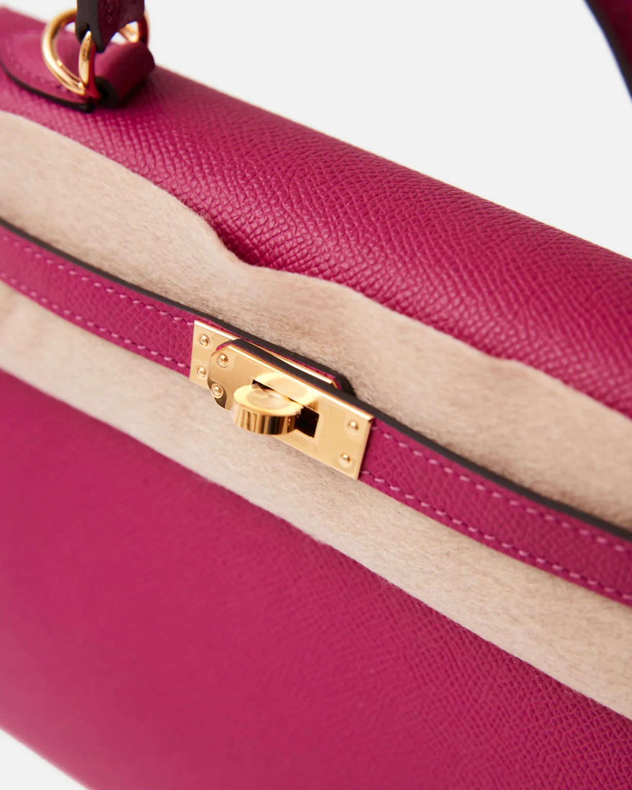 Hermès Kelly 25 Rose Pourpre Epsom GHW