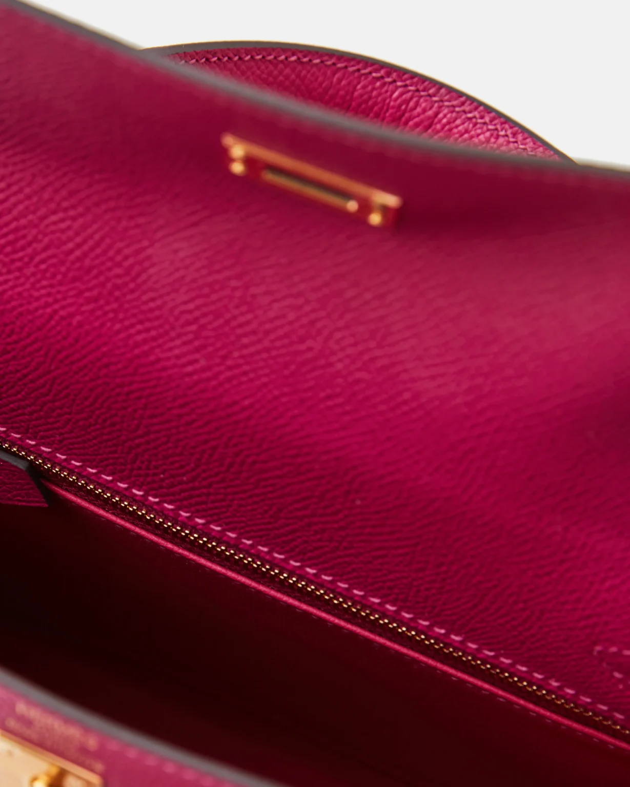 Hermès Kelly 25 Rose Pourpre Epsom GHW