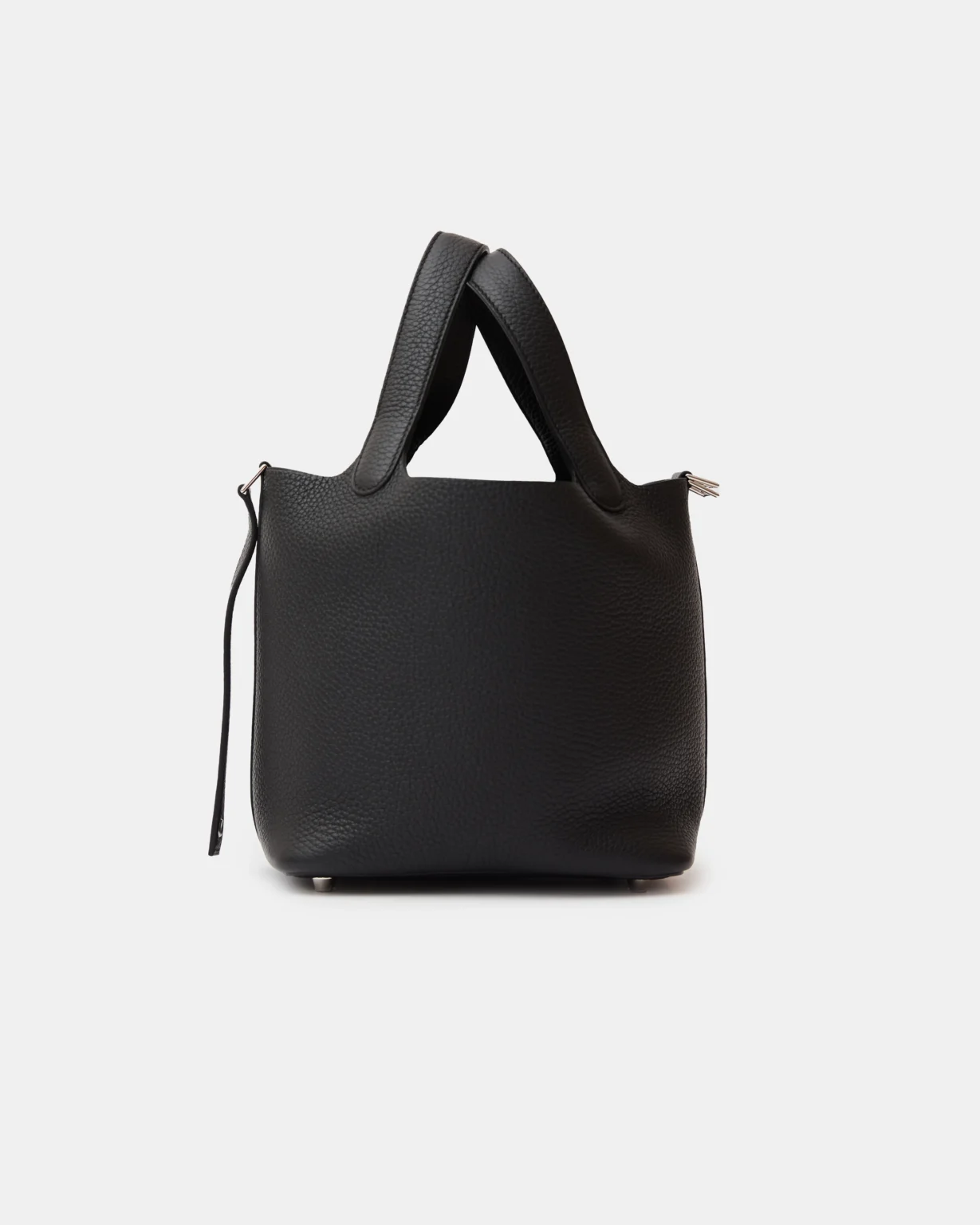Hermès Picotin 18 Black Clemence PHW
