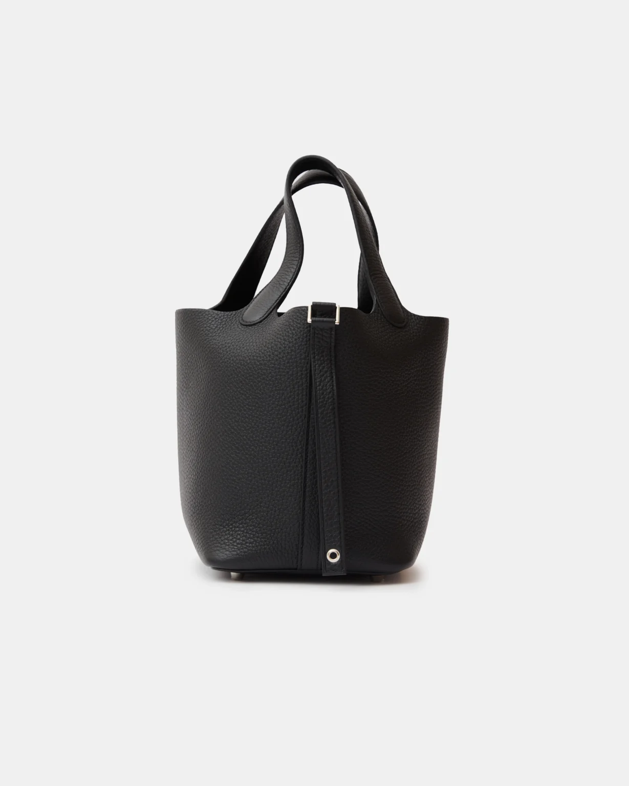 Hermès Picotin 18 Black Clemence PHW