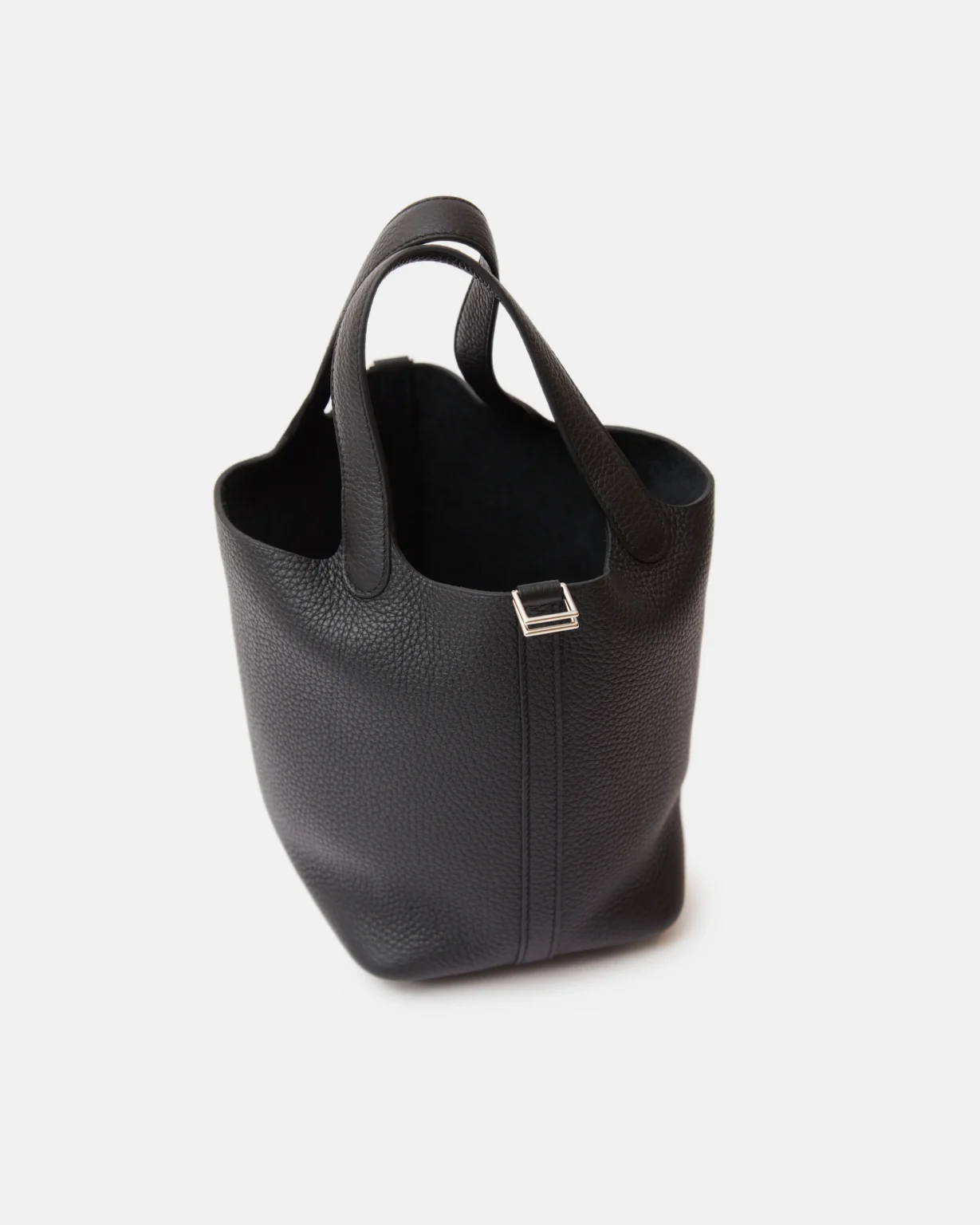 Hermès Picotin 18 Black Clemence PHW