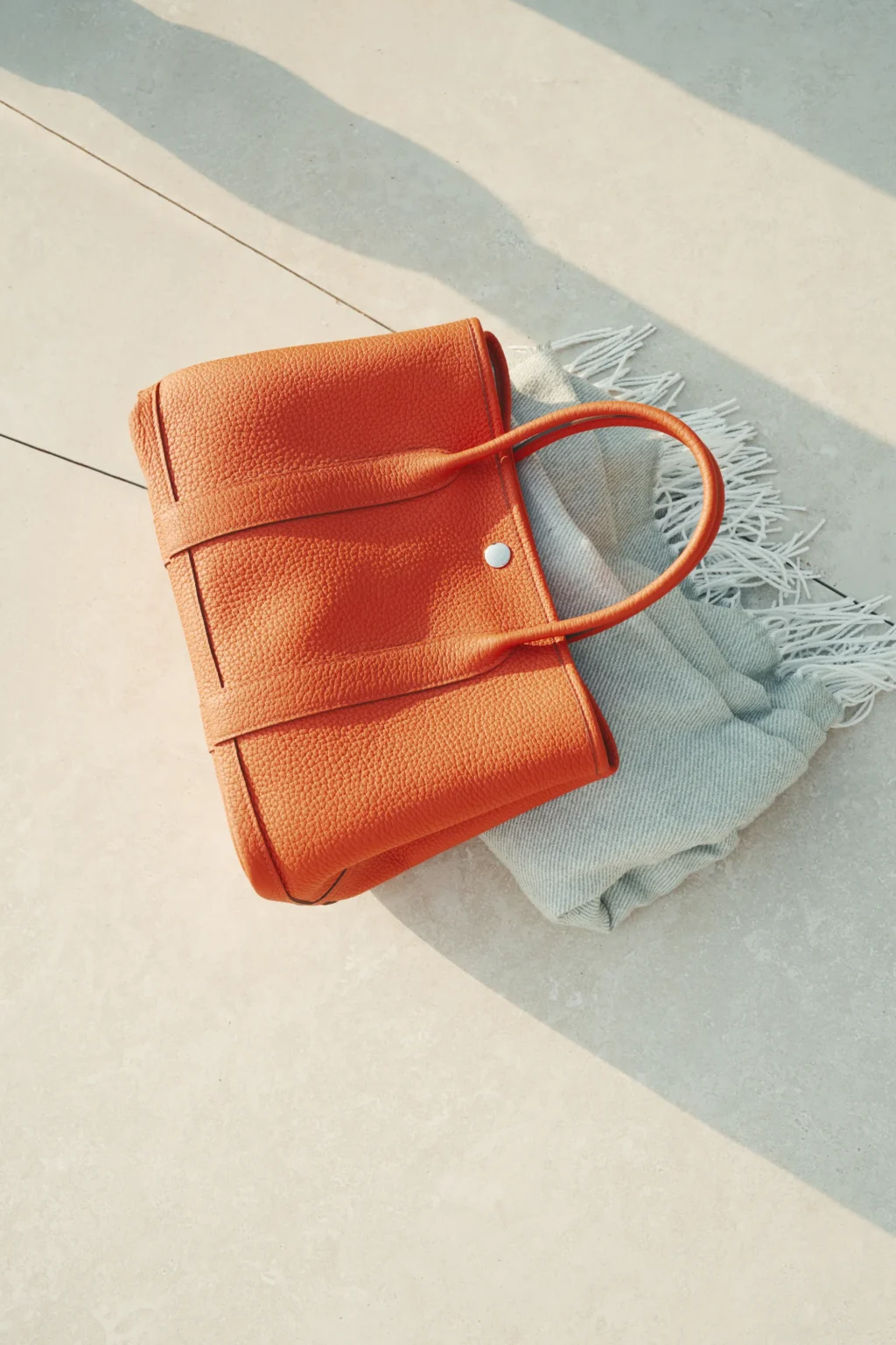 Hermès Garden Party 30 Capucine Negonda PHW